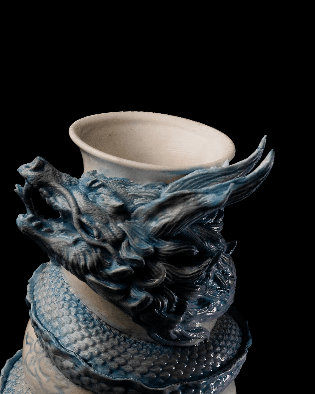 Cachepot Dragon Wrapped Vase - Image 5