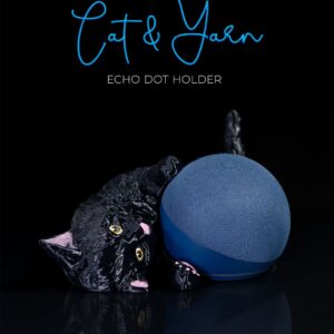 Cat and Yarn Echo Dot Holder