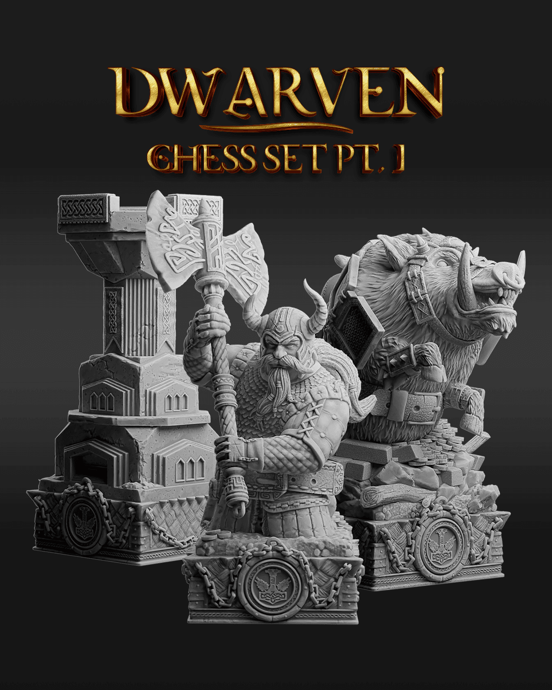 Dwarven Chess Set