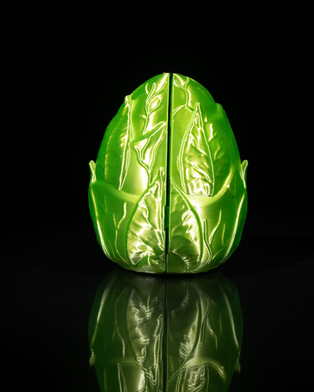 3D Printed Baby Leaf Dragon & Egg – Enchanted Forest Hatchling Collectible - Image 6