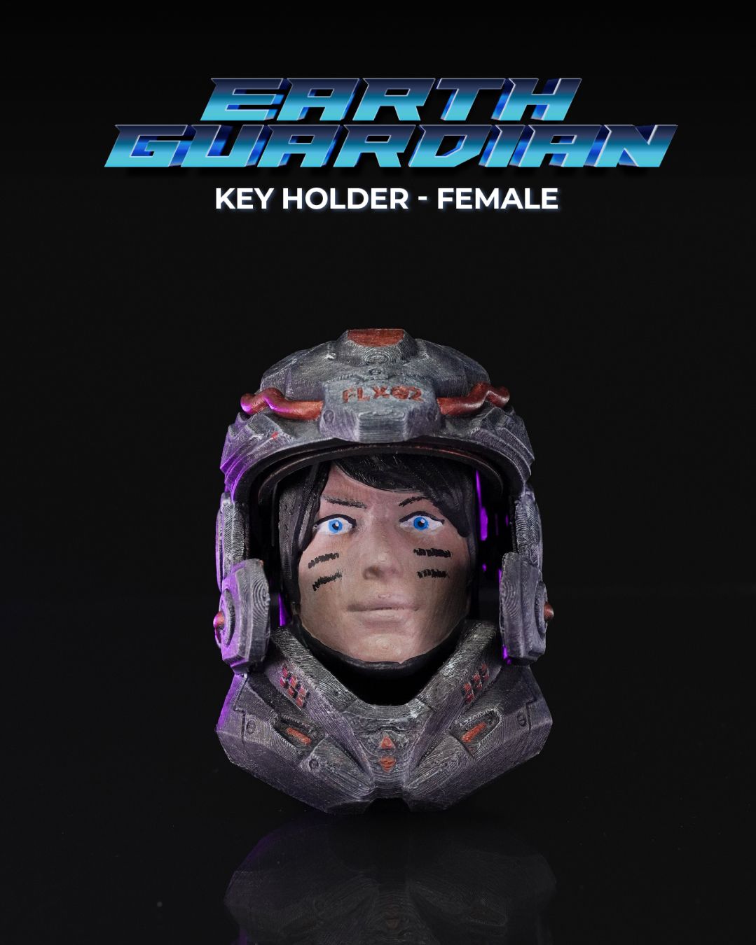 Earth Guardian Key Holder - Female