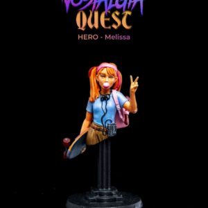 Heroes and NPCs of Nostalgia Quest | 3D-Printed RPG Miniatures | Ozzy Roses, Kyle Mcfly, and More