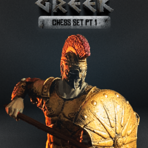 Greek Chess Set, Pt I (Pawn, Knight & Rook)