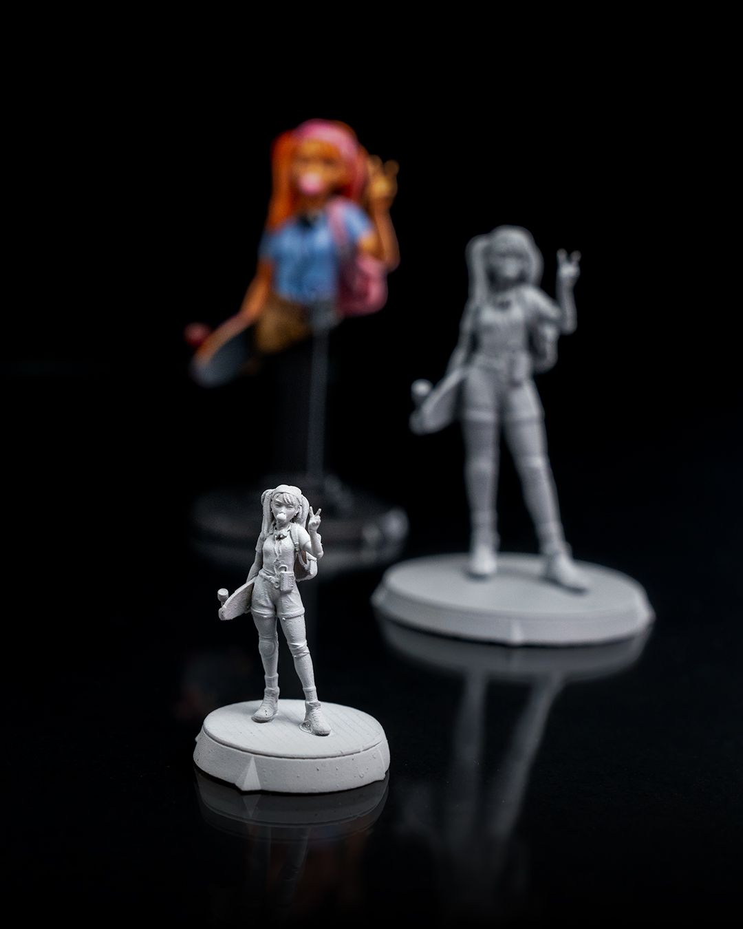 Heroes and NPCs of Nostalgia Quest | 3D-Printed RPG Miniatures | Ozzy Roses, Kyle Mcfly, and More - Image 2