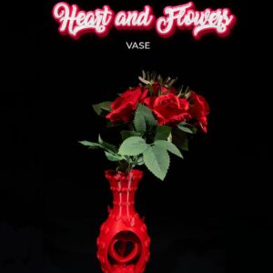 Vase - Koza Heart and Flowers