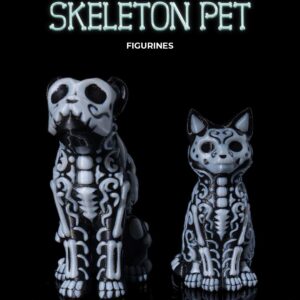 Skeleton Pet Figurines
