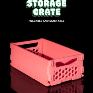 Foldable and Stackable Storage Crate