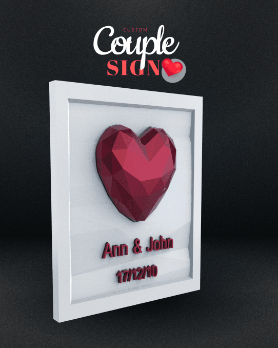 Quadro do Amor Customizado