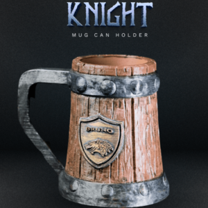 Customizable Knight Mug Can Holder