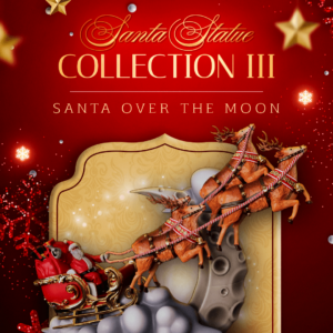 Santa Statue Collection III - Santa Over The Moon