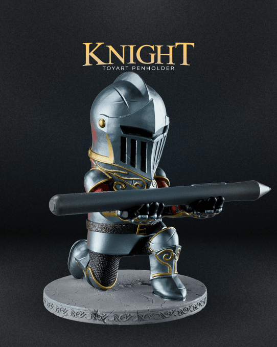 Toy Art Knight Penholder