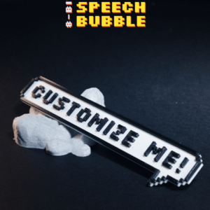 Bulle Discussion 8-Bit Personnalisable / Customizable 8-Bit Speech Bubble