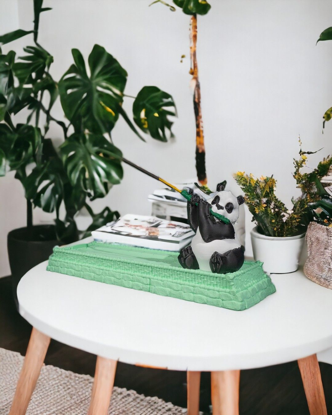 The Panda Flutist Incense Holder - Image 4