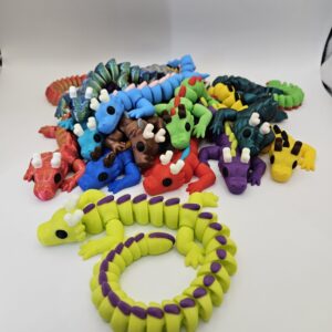 Articulated Small Dragon: Mystery Color