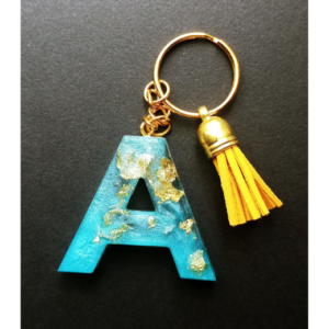 Atslēgu Piekariņš "A" - zils