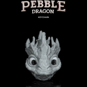 Keychain - Pebble Dragon