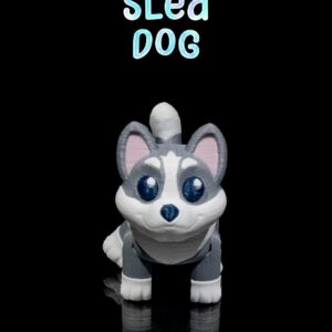 Key Chain - Sled Dog