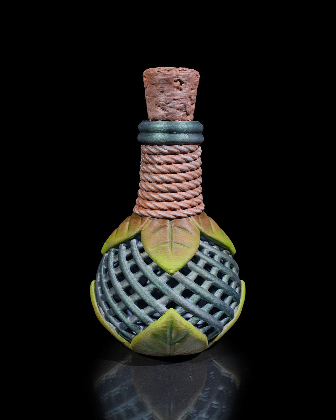 Handcrafted 3D Printed Potion Flask Container | Fantasy Home Decor | Unique Gift - Image 7