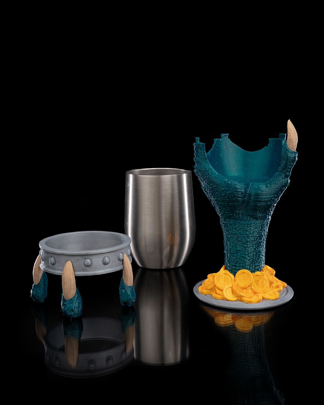 Fantasy Realm Goblets | 3D Printed Magic Cups | 8 Unique Designs with Insulated Egg Cup Option - Image 6