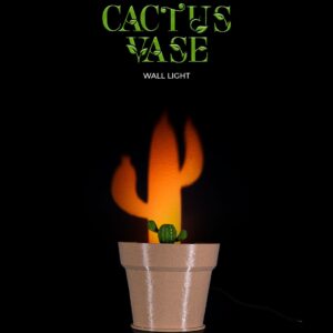 Cactus Vase Wall Light 