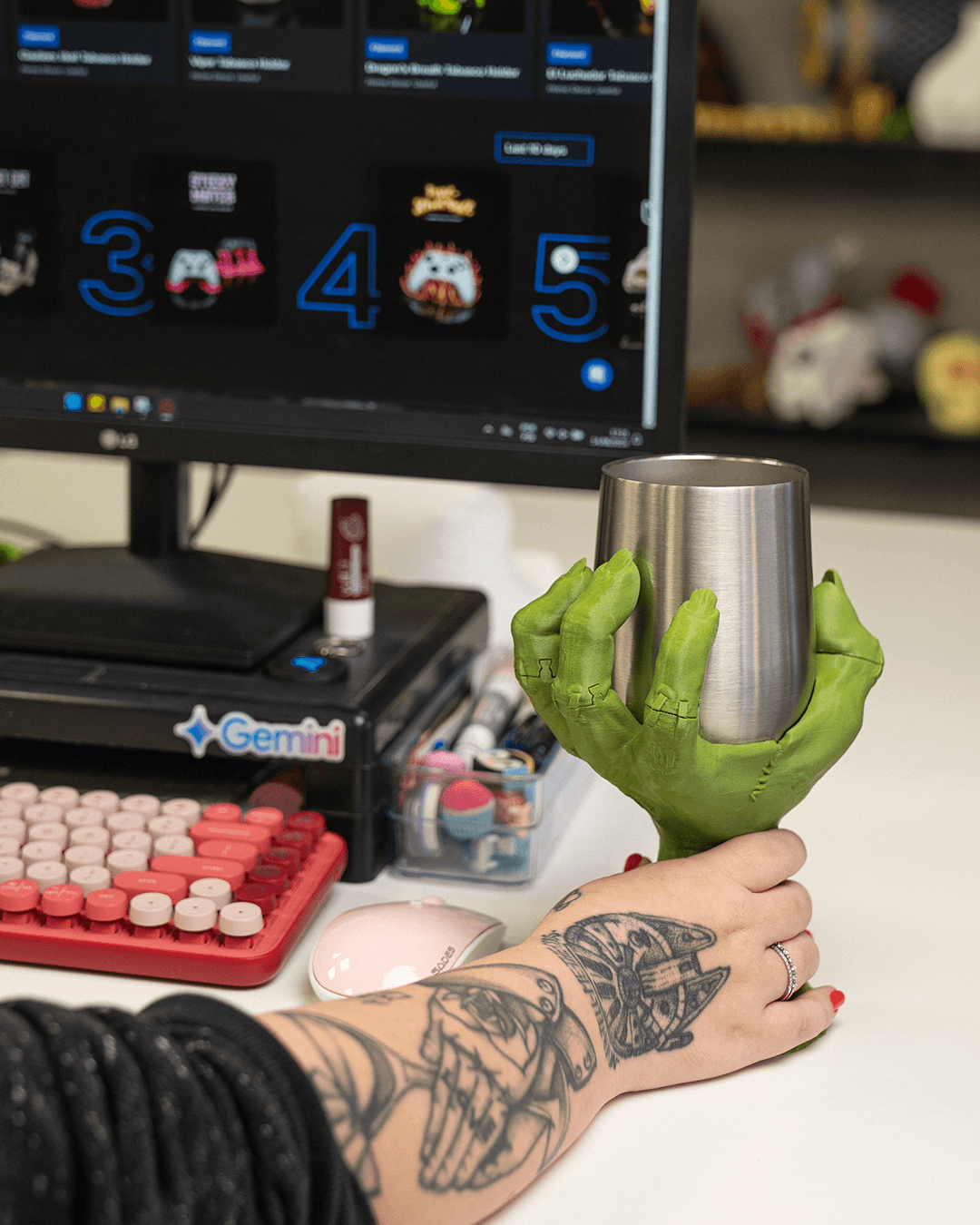 Fantasy Realm Goblets | 3D Printed Magic Cups | 8 Unique Designs with Insulated Egg Cup Option - Image 2