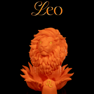 3D Printed Leo Zodiac Statue