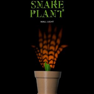 Snake Plant Wall Light