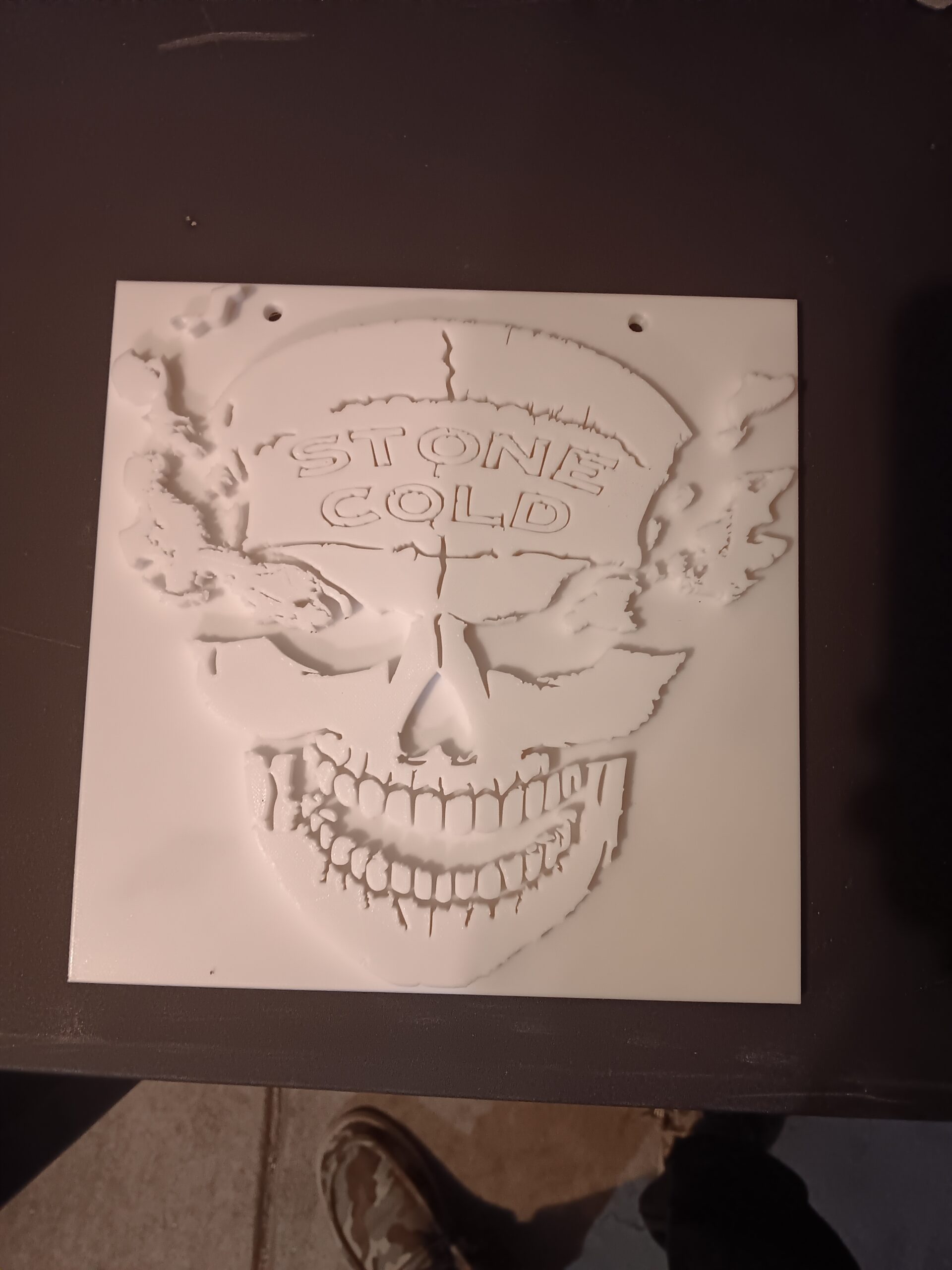 Stone Cold Skull Plaque - Image 2