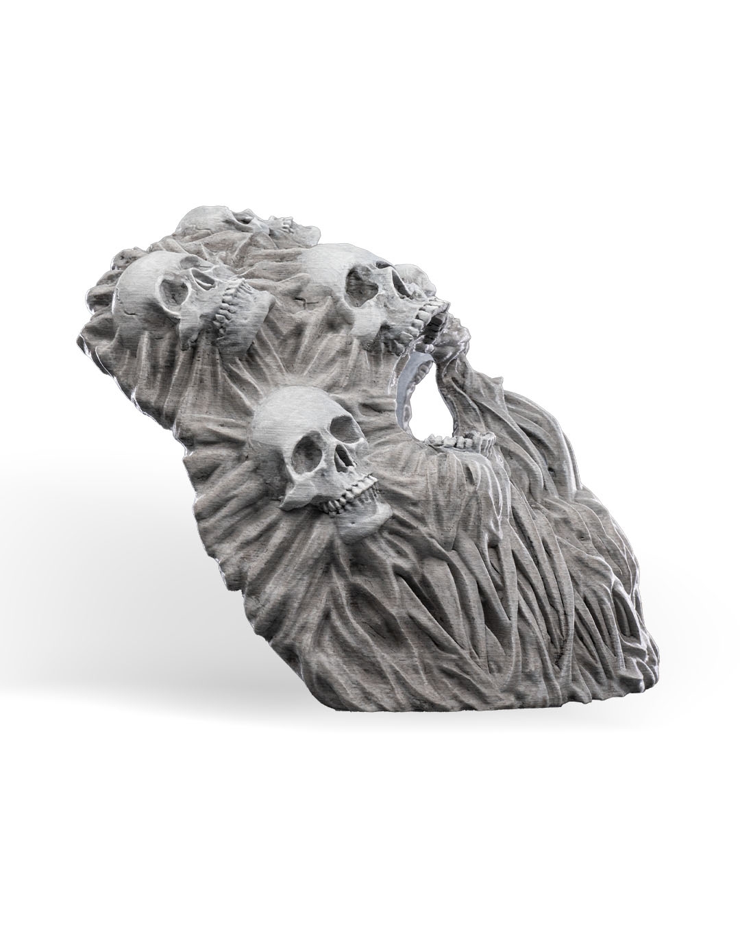 Ghoul Face Halloween Mask - White - Image 9