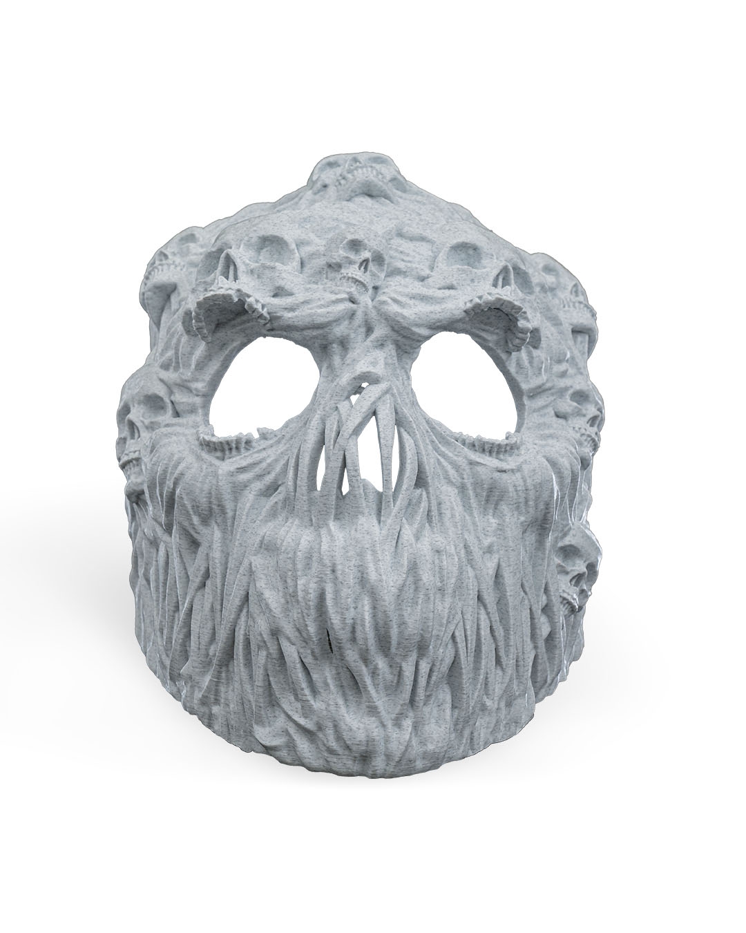 Ghoul Face Halloween Mask - White - Image 12