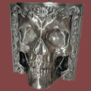 Skull Adornment Wine Bag Dispenser