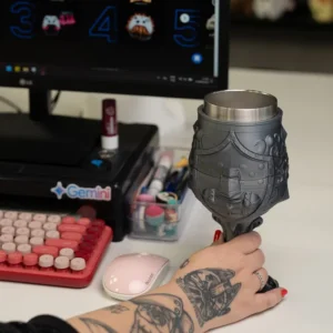 Cálice Taça Copo Design na impressora 3D,Chivalric Sip Thirst Quencher
