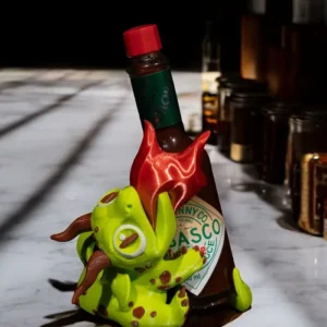 Suporte Pimenta Tabasco Design na impressora 3D - Dragon’s Breath Tabasco Holder