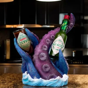 Suporte Pimenta Tabasco Polvo Design na impressora 3D - Pulpo Rojo Tabasco Holder