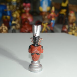 Miniatura de Peça de Xadrez - Rainha Cleópatra: Majestade e História no Seu Tabuleiro! 🌟✨