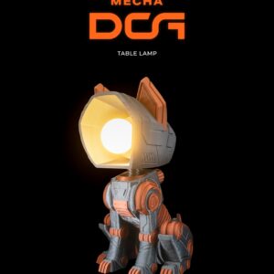 Mecha Dog - Table Lamp