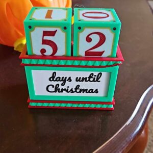 Tealight Countdown until Christmas calendar