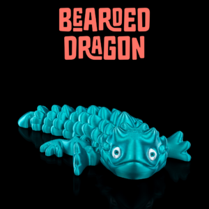 Set of 2 Flexi Bearded Dragons 1 large and 1 small