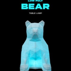 Low Poly Bear Table Lamp