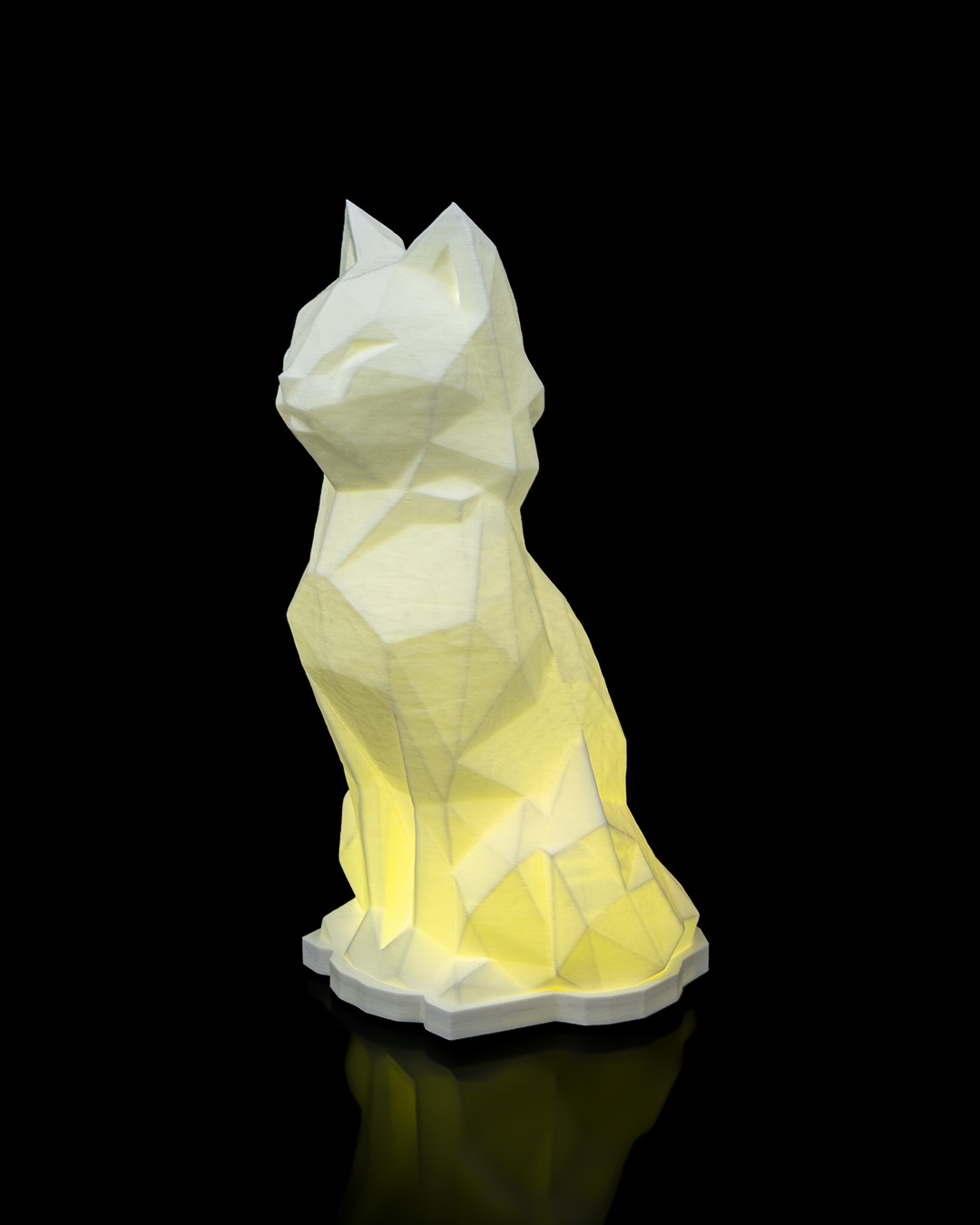 Low Poly Cat USB RGB Table Lamp - Image 3