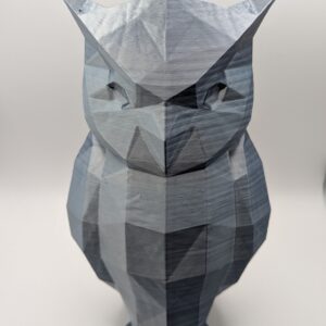 Low Poly Owl Statue