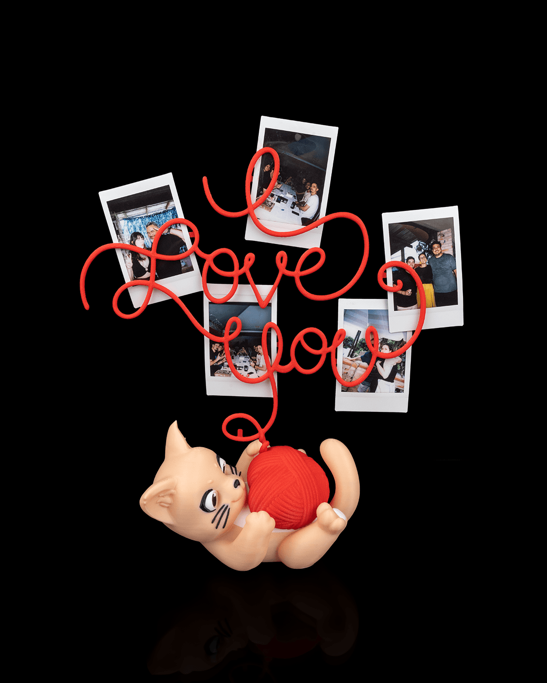 Porta Fotos Gato Equilibrista - Image 2