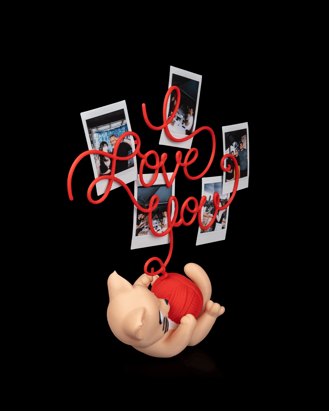 Porta Fotos Gato Equilibrista - Image 3