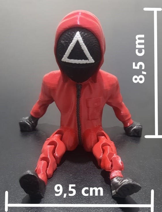 KIT com 3 Trabalhadores Round 6: 1 Quadrado, 1 Triângulo e 1 Redondo - Image 5