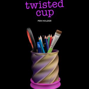 Twisted Cup Pen Holder