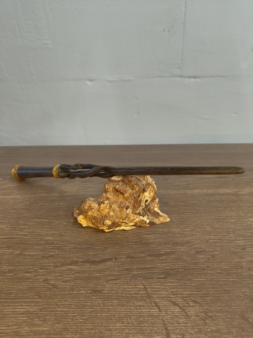 Zauberstab, Mooreiche und Blattgold - Image 3