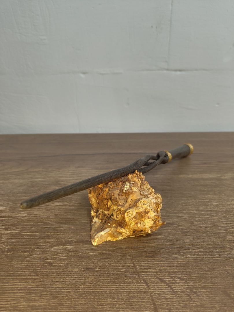 Zauberstab, Mooreiche und Blattgold - Image 4