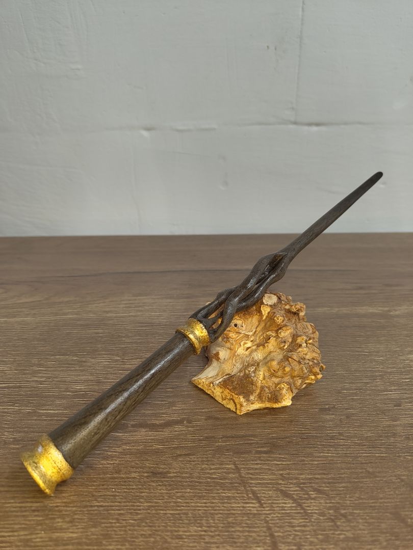 Zauberstab, Mooreiche und Blattgold - Image 2