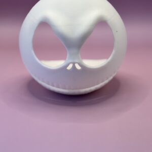 3D printed Skellington mask for Alexa