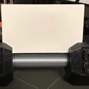 Dumbbell Business Card Holder